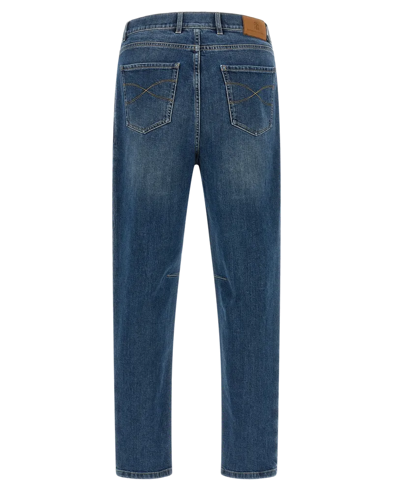 Brunello Cucinelli Cotton Denim Jeans — Blue Blue