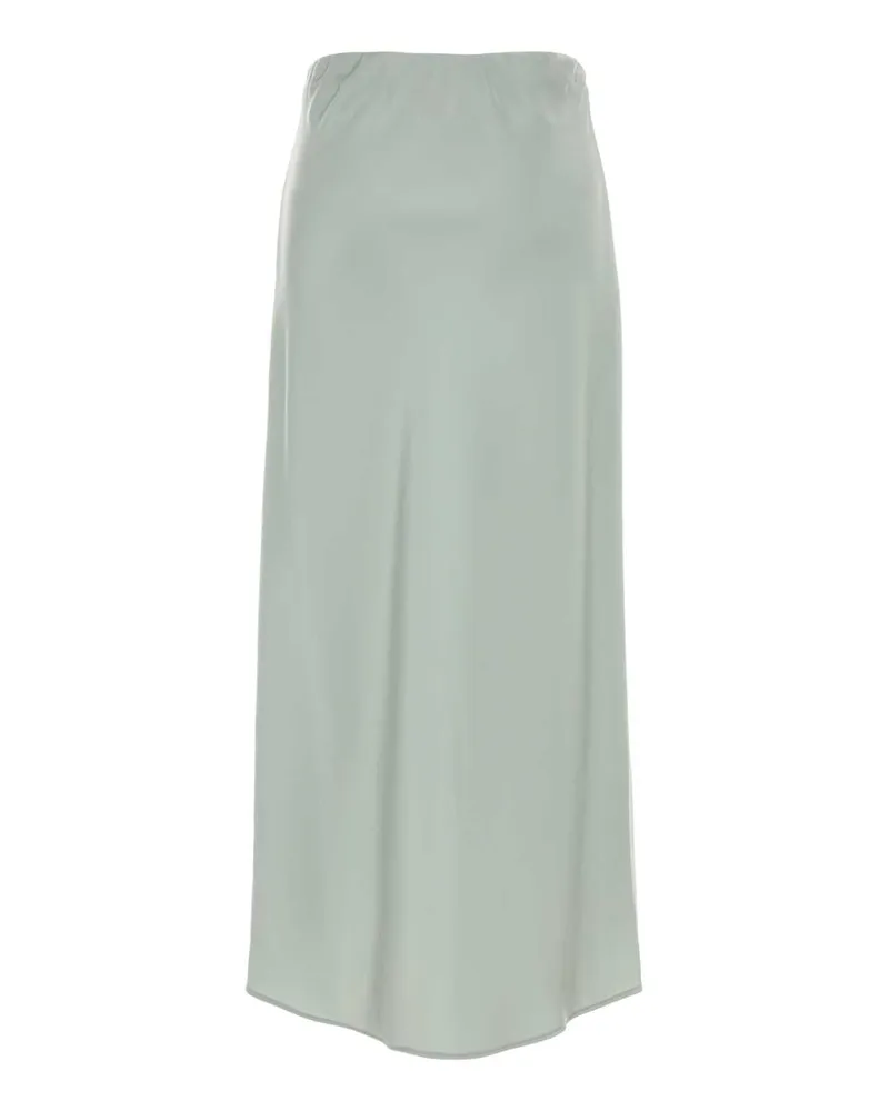 Calvin Klein Women Pastel Light-Blue Satin Skirt Palemeadow Exterior: Polyester Gonne Green