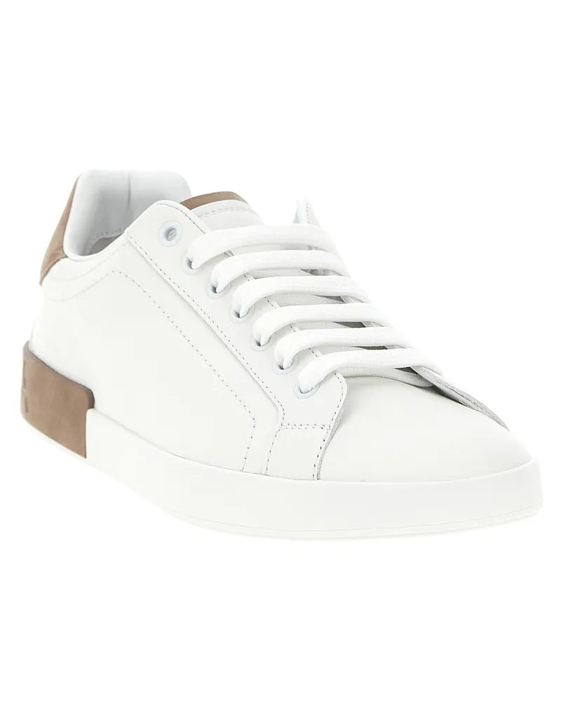 Dolce & Gabbana Portofino Sneaker — White White