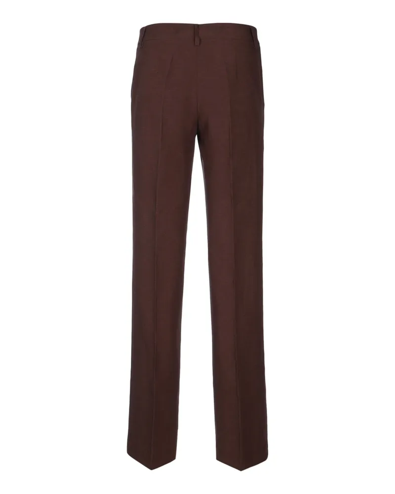 Ermanno Scervino Women's Pantalone Moro Pantaloni Trousers Brown