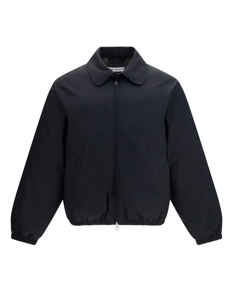 Our Legacy Men's Padded Jacket Avenue Puffa Black Inner Goose Down Black