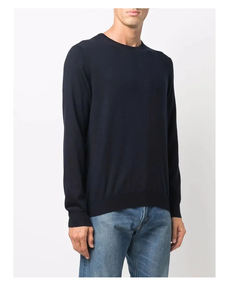 La Fileria Virgin Wool Sweater — Blue Blue