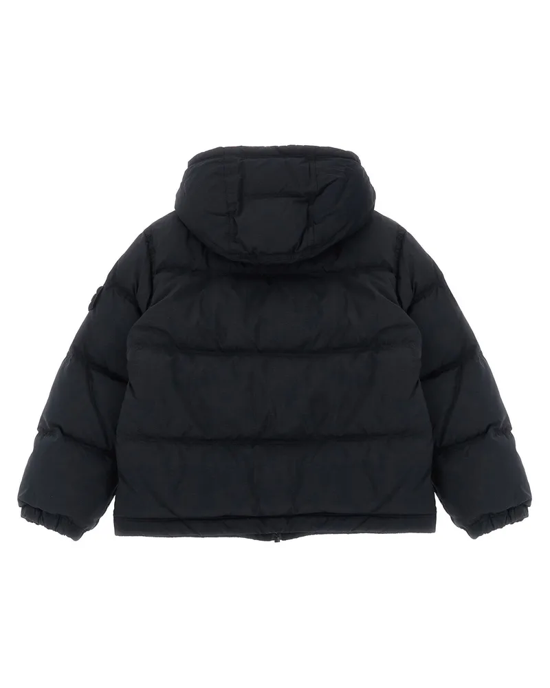 Stone Island Quilted Down Down Jacket — Black Black