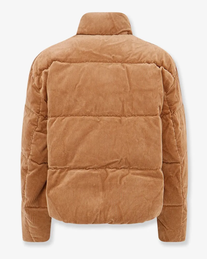 Ralph Lauren Women's Corduroy Down Jacket Beige Cotton Beige