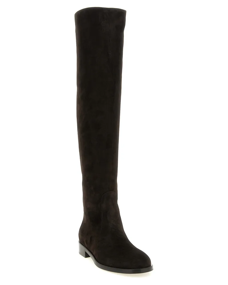 Gianvito Rossi Zayne Boot — Black Black
