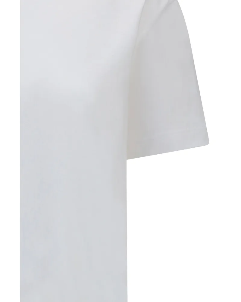 Totême Women's T-Shirt Monochrome Optic White Cotton T-Shirts & Jerseys White