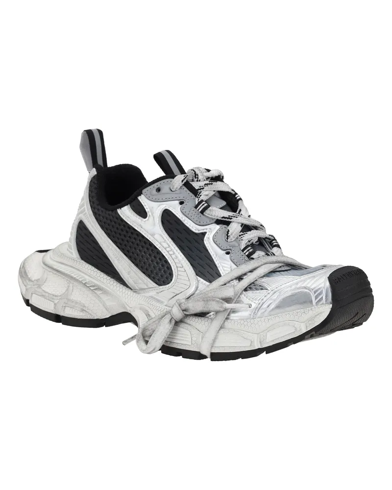 Balenciaga Women's 3xl Gradient Sneakers Blk-Grey-White Blk/grey/white White