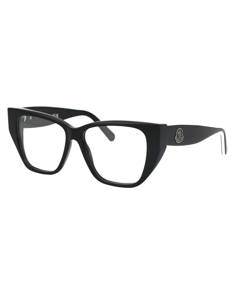 Moncler Women's Sunglasses Ml5187 Black Acetate Glasses & Frames Black