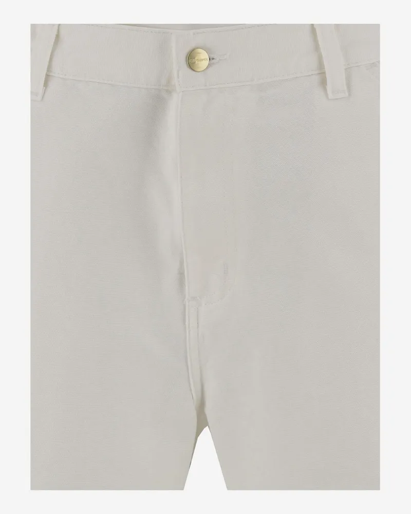 Carhartt WIP Organic Cotton Canvas Bermuda Shorts — White White