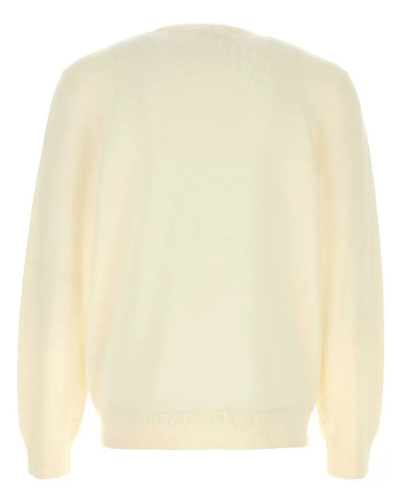 A.P.C. Men Cream Wool Maurice Sweater Ecru Exterior: Virigin Maglieria Cream