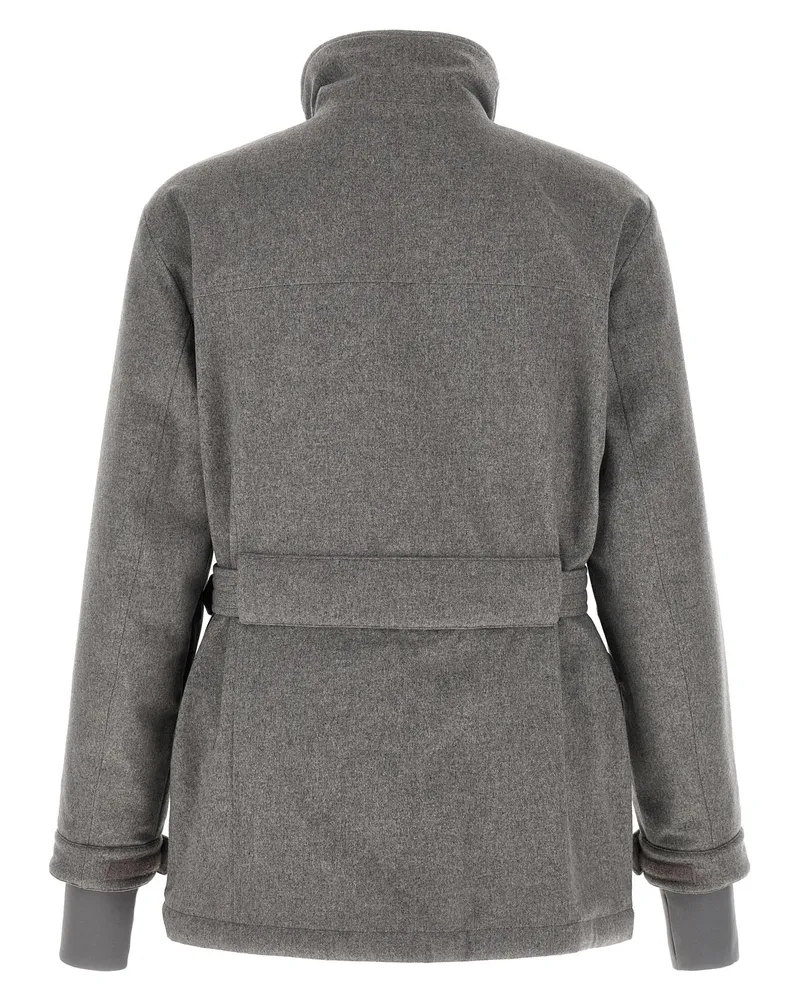 Brunello Cucinelli Down Jacket — Grey Grey