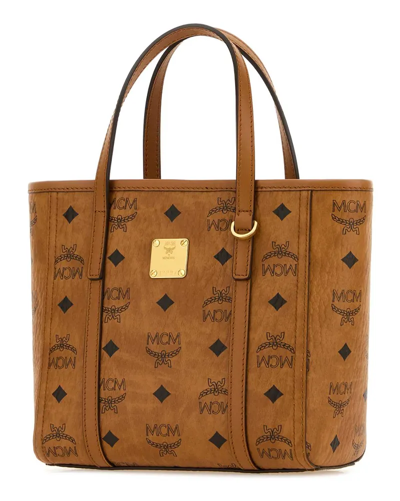 MCM Toni Tote Bag — Cognac Cognac