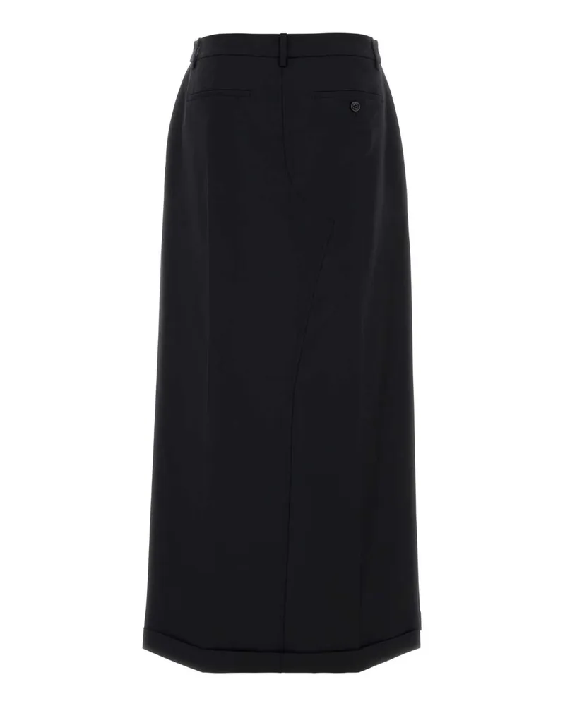 Alexander Wang Women's Black Wool Blend Pant-Skirt Gonne Black