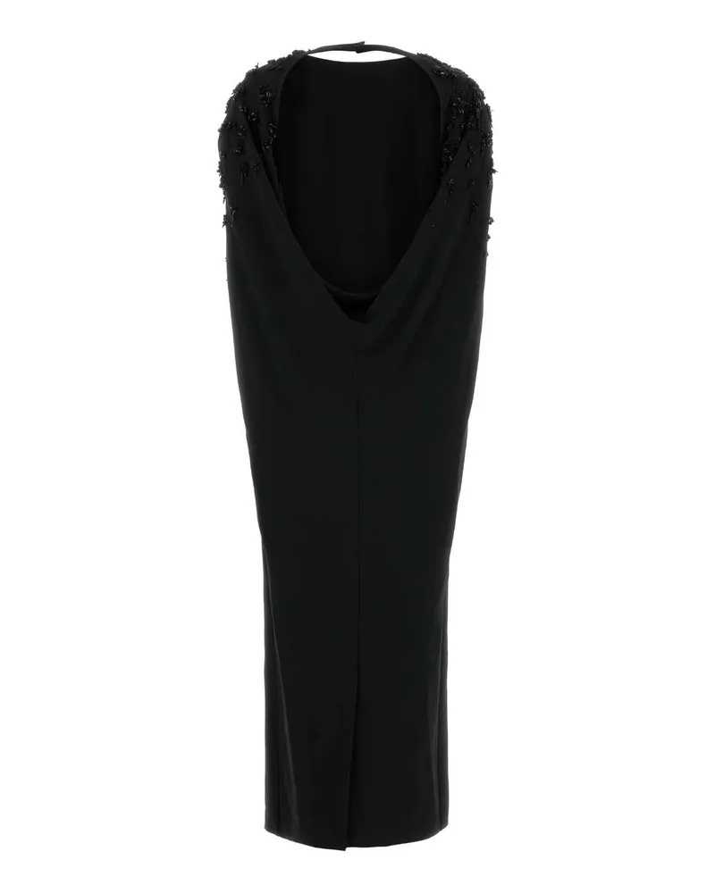 Alberta Ferretti A04445134 0555 Nero Abiti Dress Black