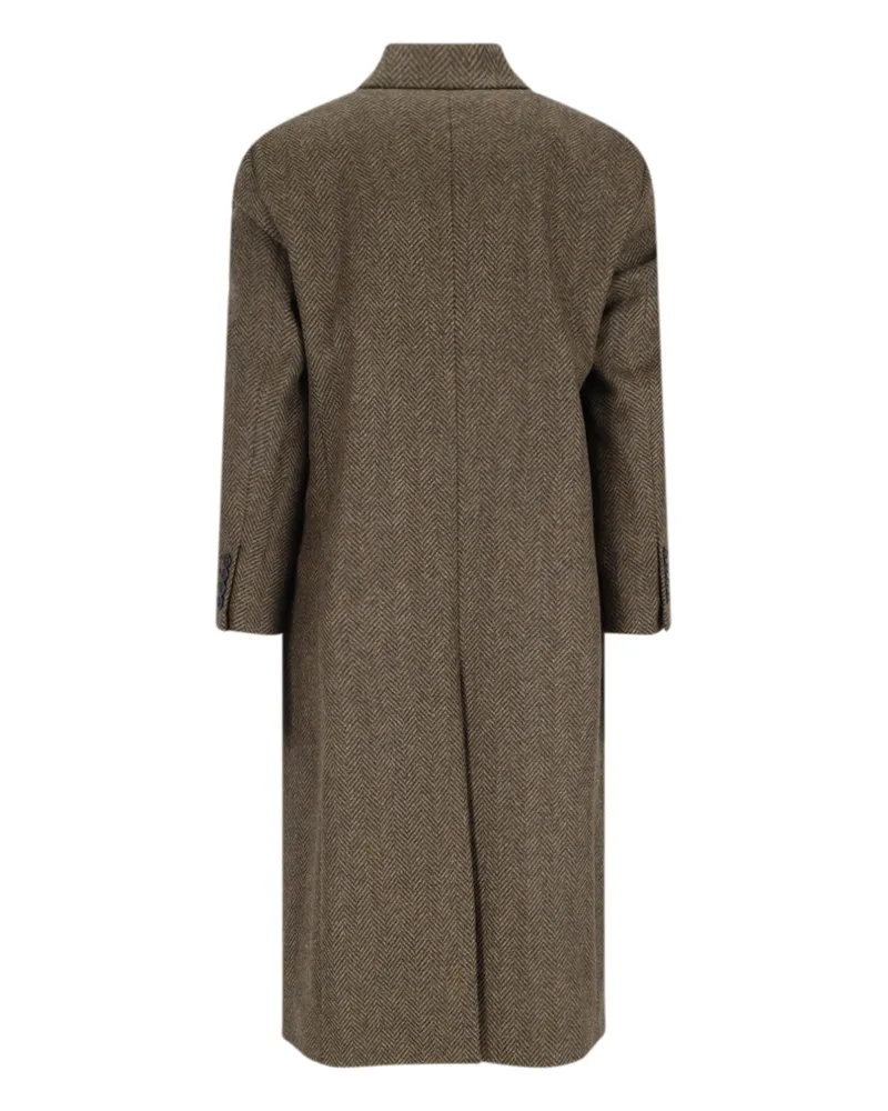 Sunflower Men's Jackets Green Wool Brown