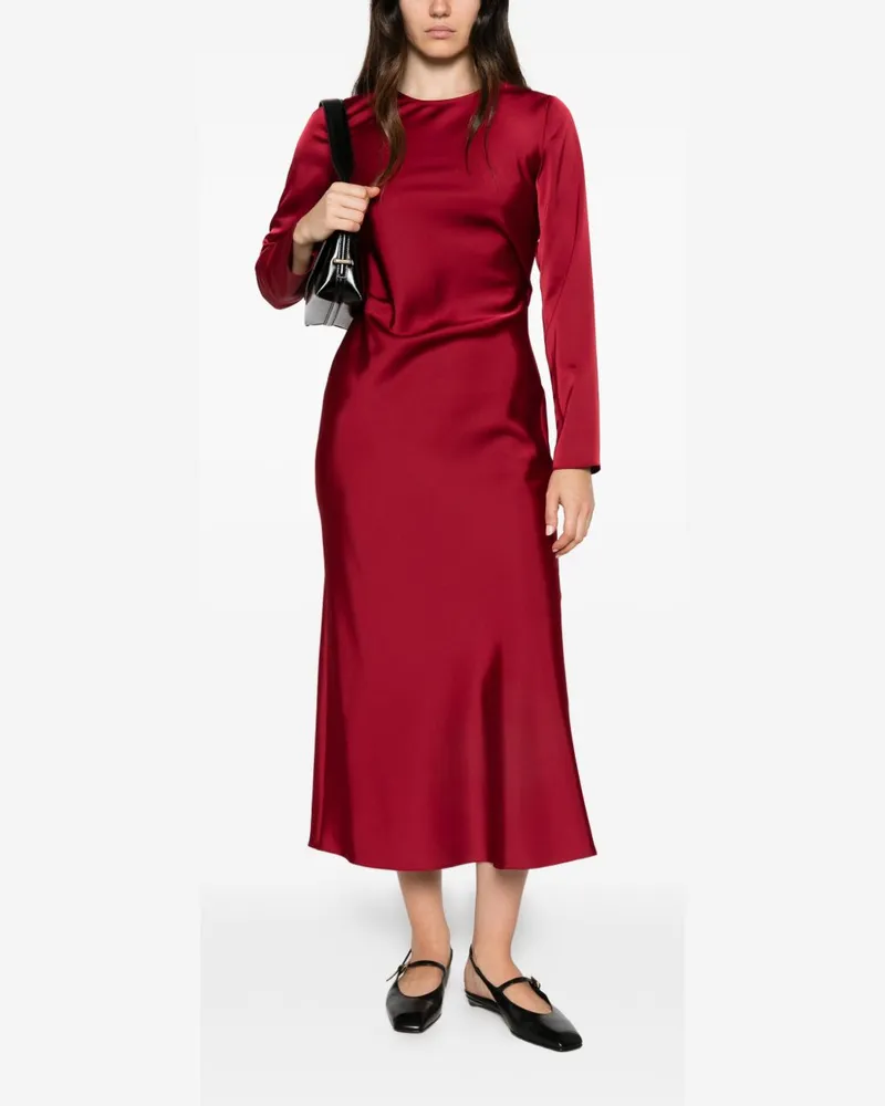 Emporio Armani Satin Finish Dress — Red Red