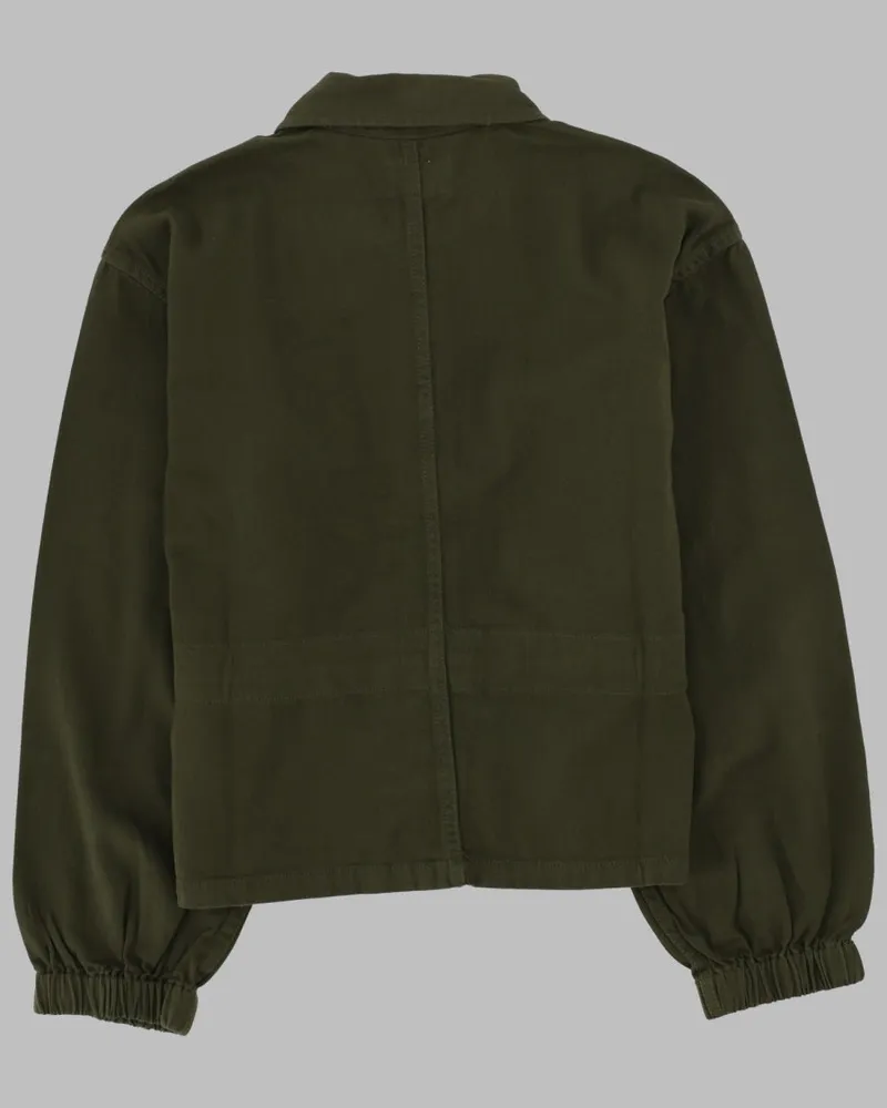 Bellerose Cotton Shirt Jacket — Green Green