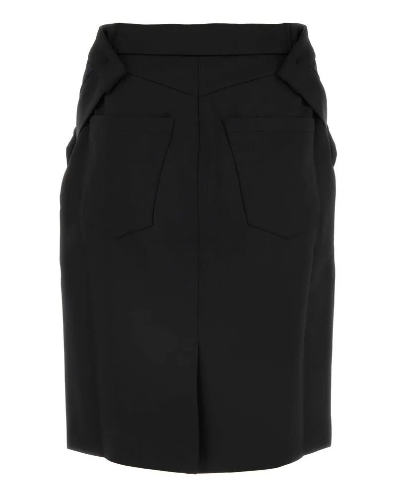 COPERNI Women's Black Stretch Polyester Blend Skirt Gonne Black