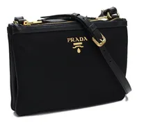 Nylon Crossbody Bag — Black
