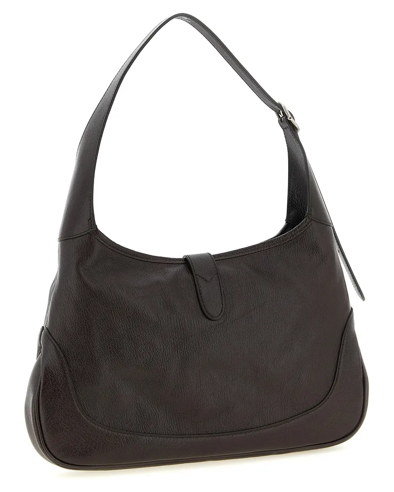 Gucci Women's Brown Goatskin Shoulder Bag Brown