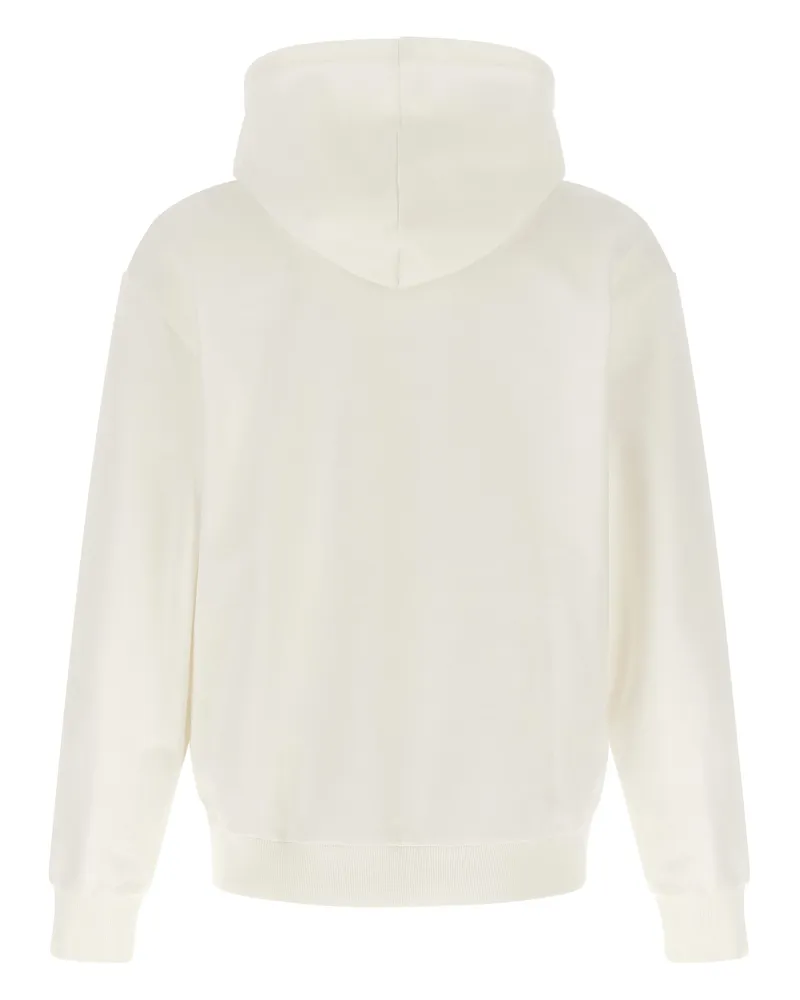 Lacoste Cotton-Blend Hoodie — White White