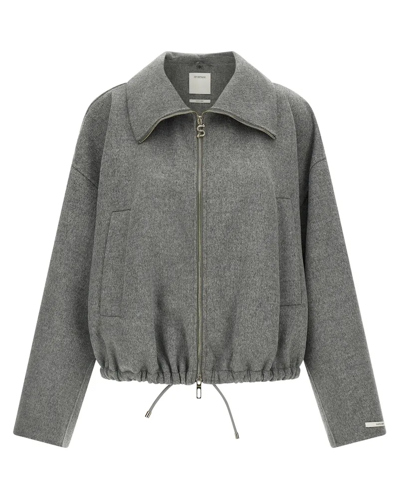 SPORTMAX Emiro Bomber Jacket — Grey Grey