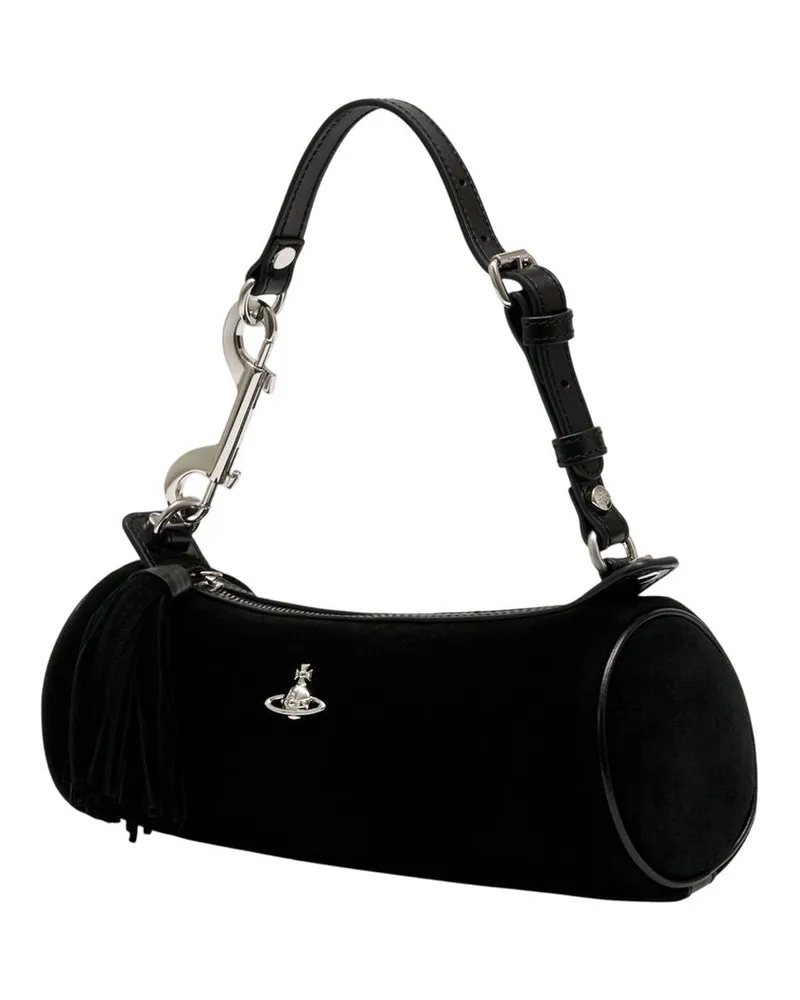 Vivienne Westwood Calfskin Shoulder Bag — Black Black