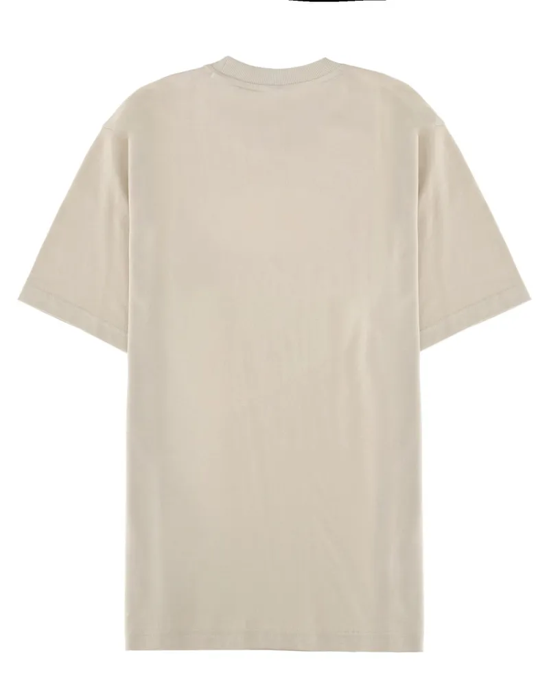 HUGO BOSS Logo Cotton T-Shirt — Beige Beige