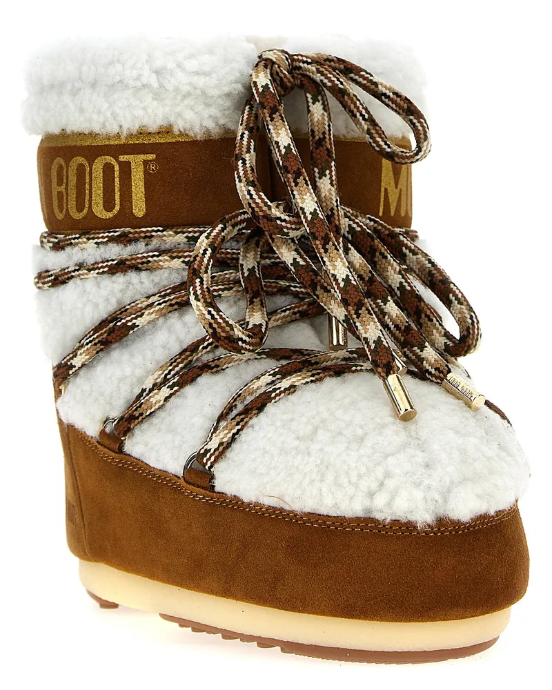 Moon Boot Lab69 Icon Ankle Boot — Brown Brown