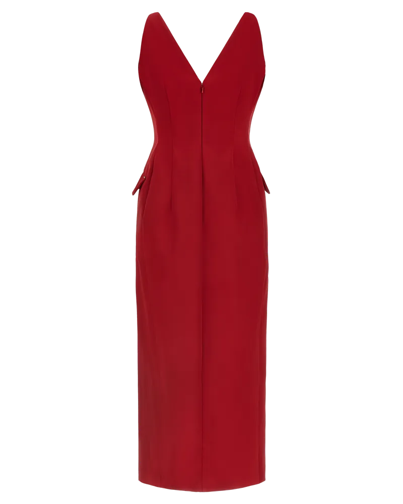 SPORTMAX Extra Dress — Red Red