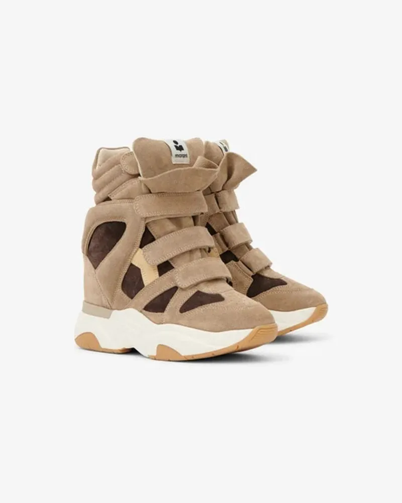 Isabel Marant Basketball Im H26 High-Top Sneaker — Beige Beige