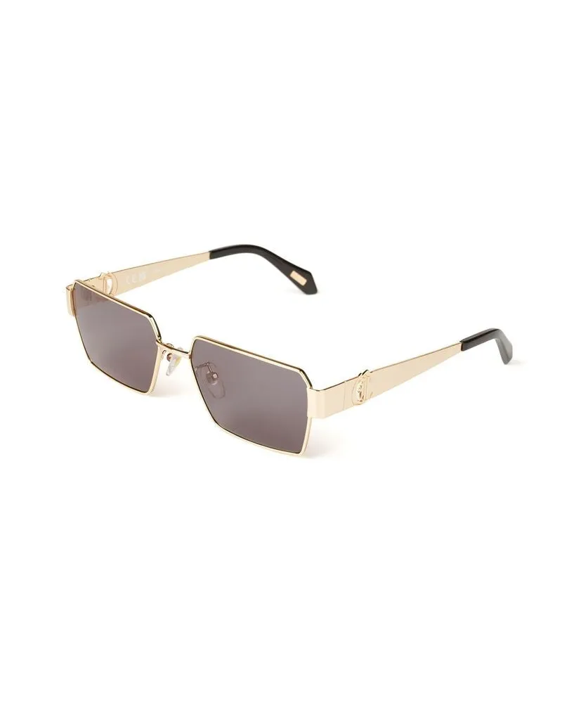 Just Cavalli Unisex Sunglasses Polished Rose Gold Metal Rose