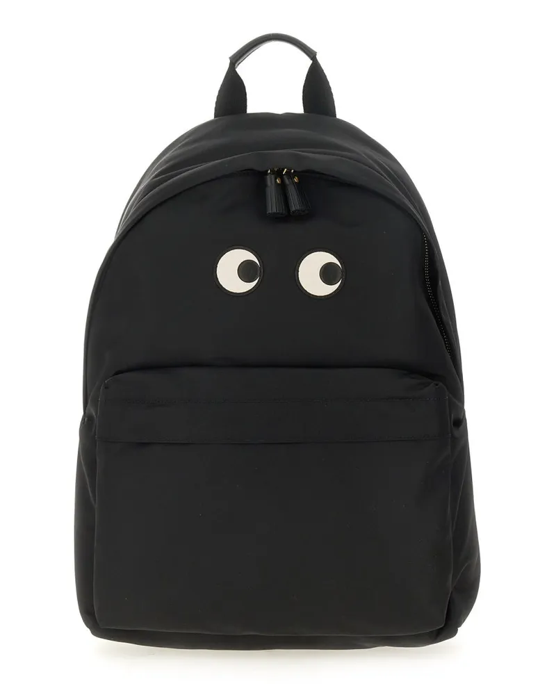 Anya Hindmarch Women's Backpack Eyes Black Backpacks Black