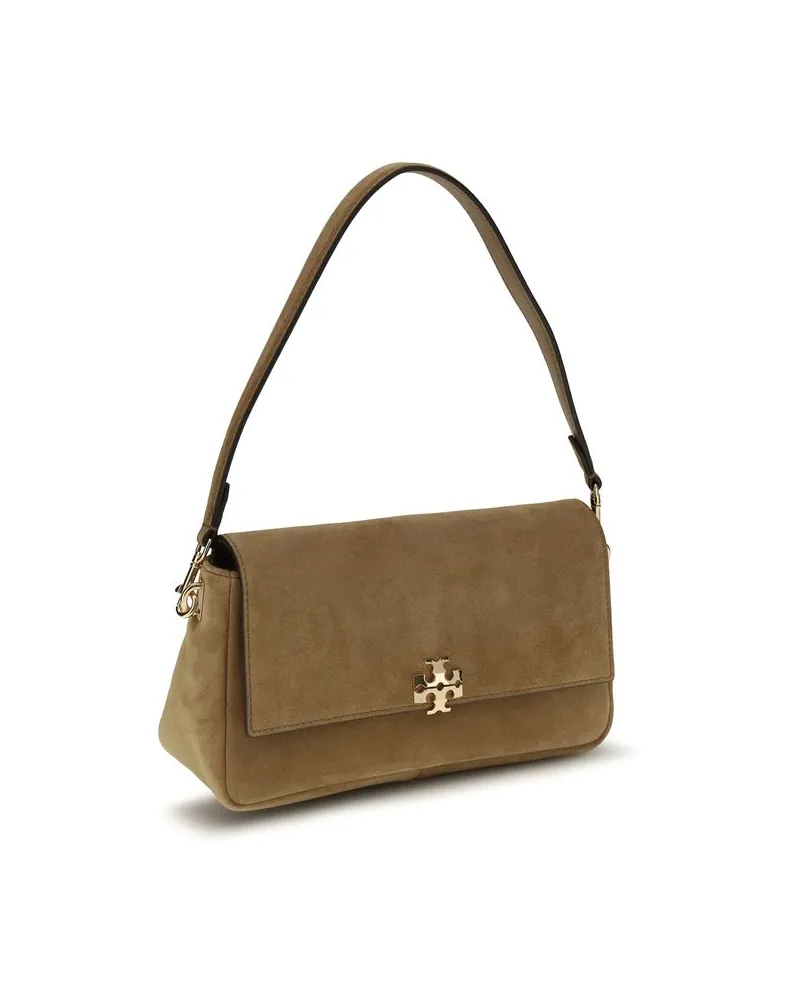 Tory Burch Women's Beige Leather Shoulder Bag Beige