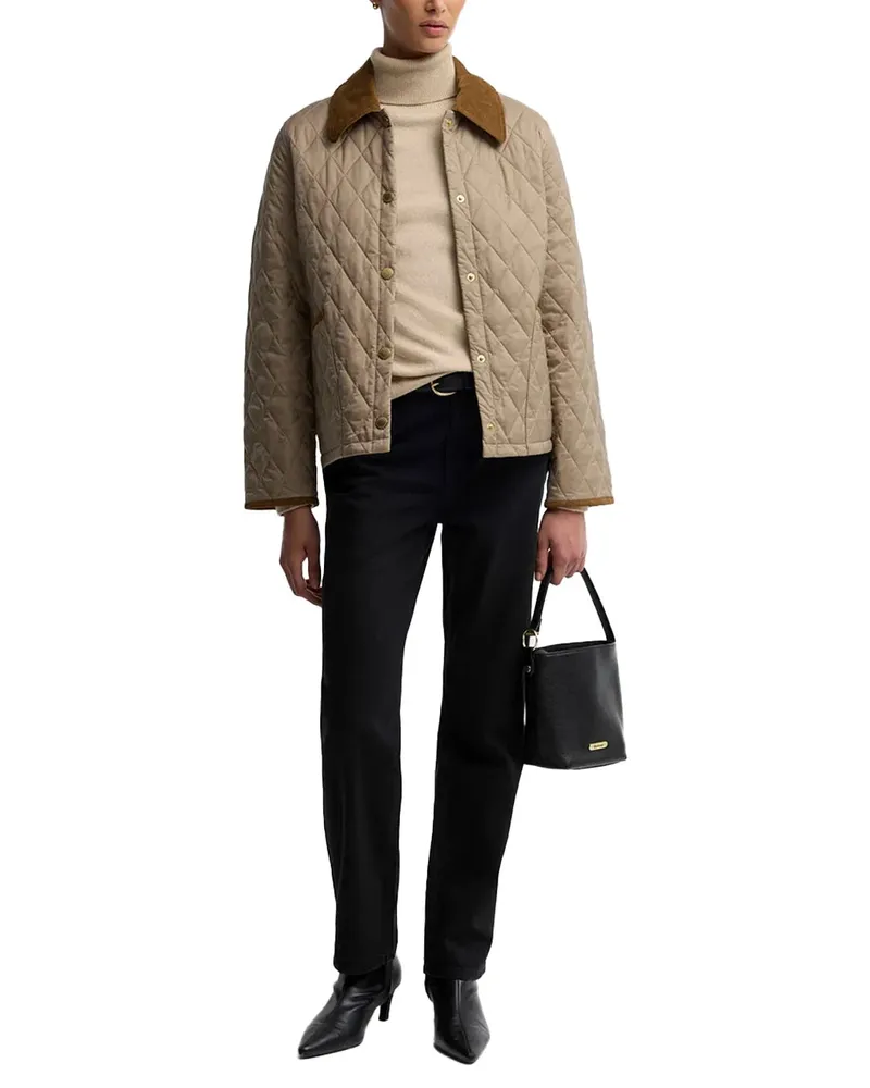 Barbour Quilted Jacket — Beige Beige