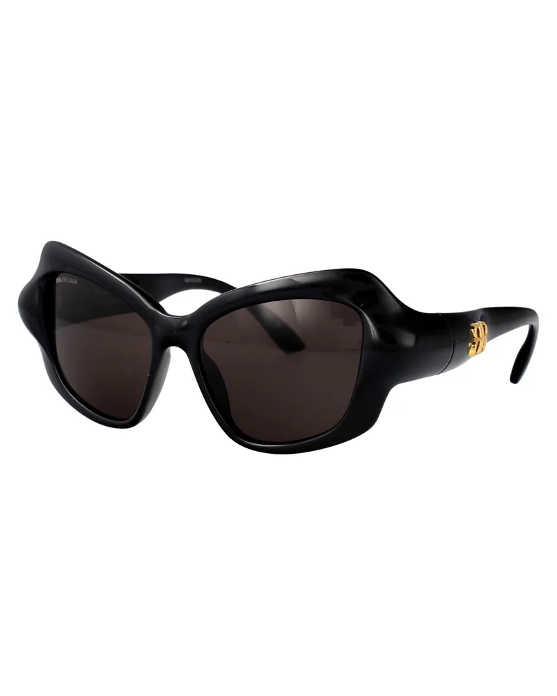 Balenciaga Women's Sunglasses Black-Black-Grey Acetate Black/black/grey Black