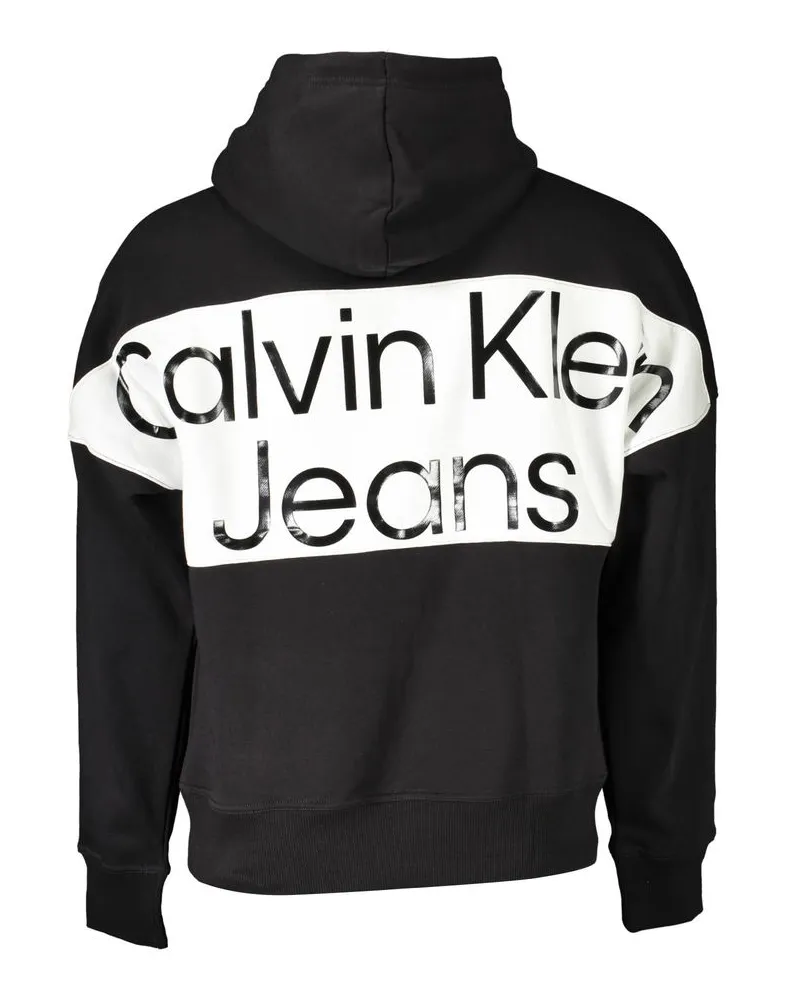 Calvin Klein Cotton Blend Hoodie — Black Black