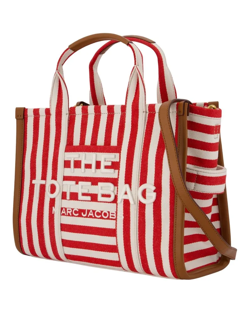 Marc Jacobs Women's The Medium Tote Shopper Bag -  Cotton Red Totes-Shopping-Bags Red