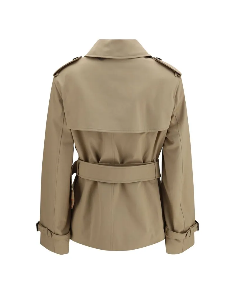 Burberry Lakefield Trench Coat — Beige Beige