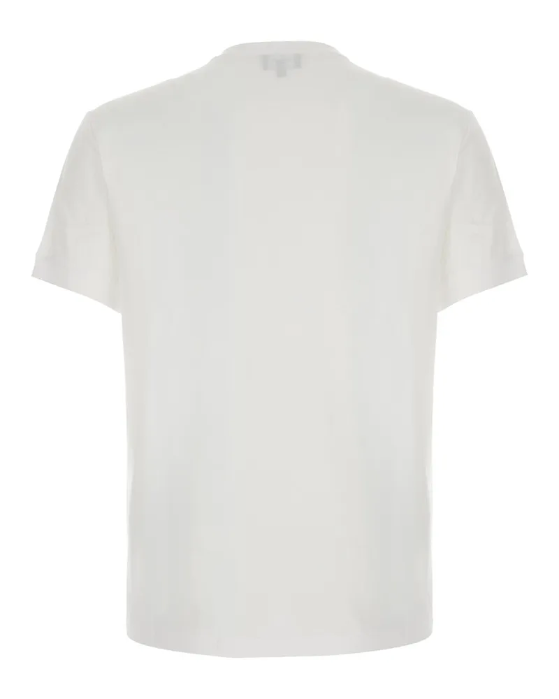 Giorgio Armani Address-Print Cotton T-Shirt — White White