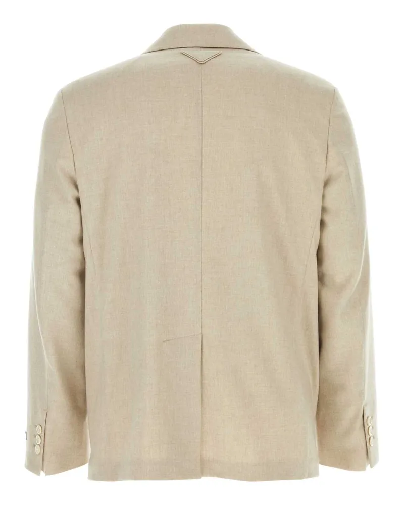 Prada Men's Cashmere Blazer Beige Blazers Beige