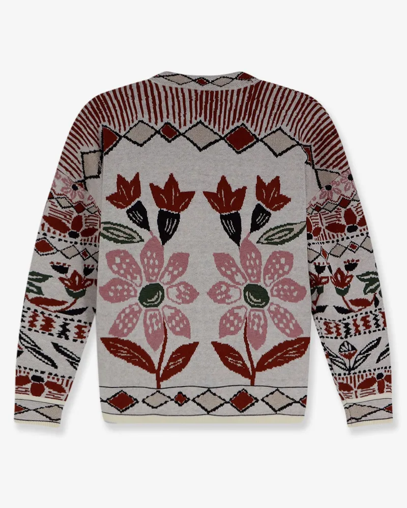 FARM Rio Women's Cardigan With Multicolour Embroidery Polyester Sweater Multicolor