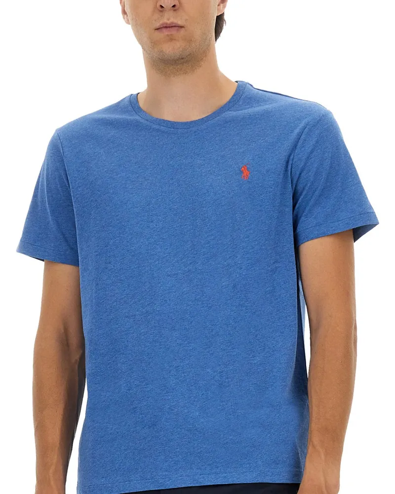 Ralph Lauren Cotton T-Shirt — Blue Blue