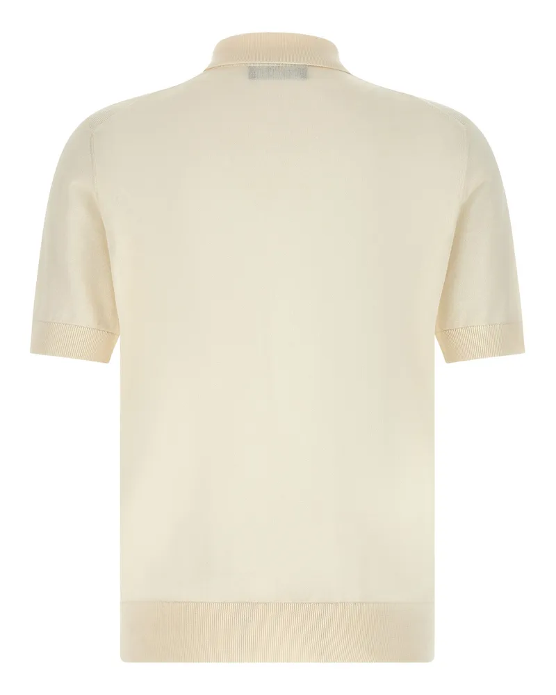 Dolce & Gabbana Men's White Cotton Polo Shirt White