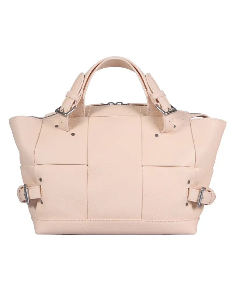 Bottega Veneta Women's Medium Leather Bag Powder Handbags Hand Beige