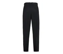 Wool Tailored Trousers — Black
