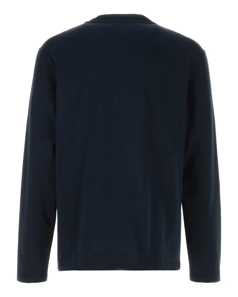 Jil Sander Men's Midnight Blue Cotton T-Shirt Navy Cotone Navy