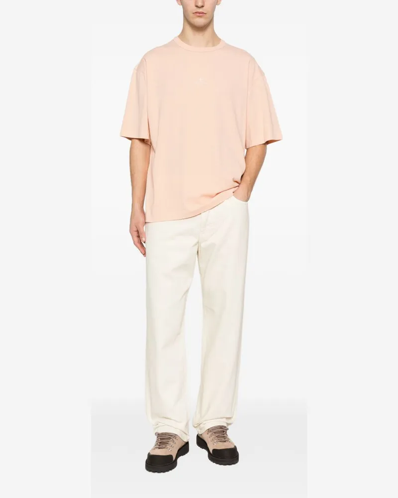 Stone Island Denim Cotton Jeans — Cream Cream