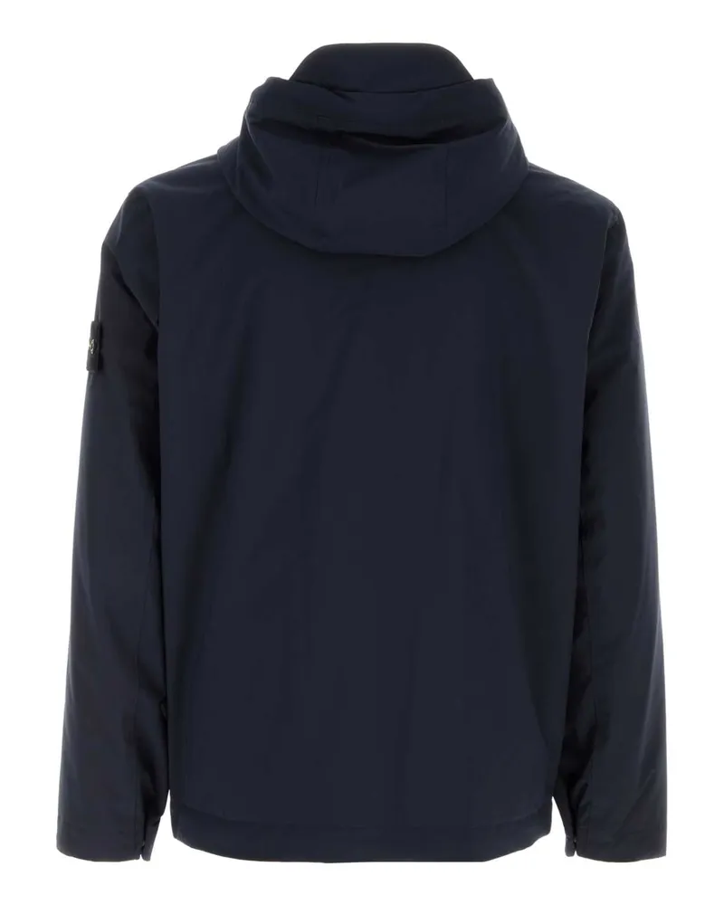 Stone Island Hooded Lightweight Down Jacket — Navy Navy