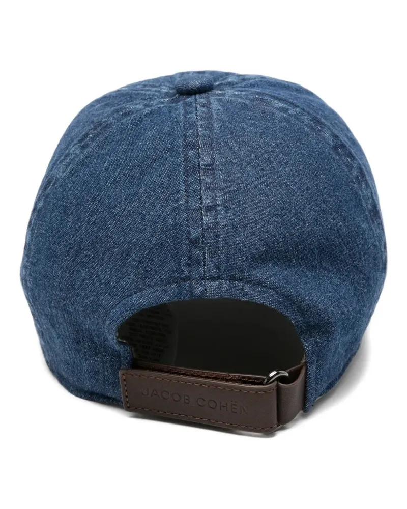 Jacob Cohën Men's Embroidered Baseball Cap Ss26 M Blue